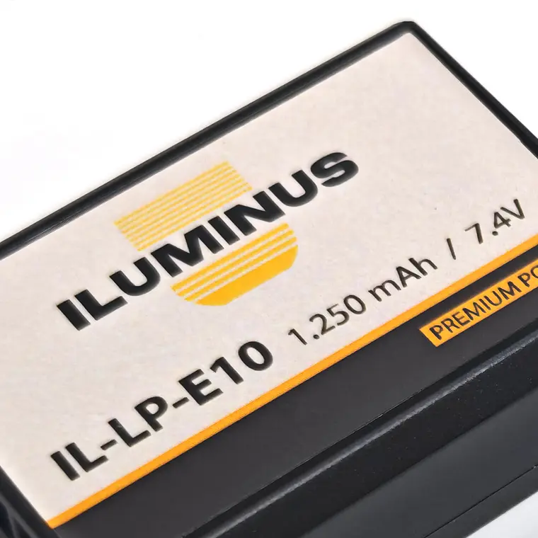 Bateria Iluminus LP-E10 para câmeras Canon que utilizam baterias LP-E10. 2