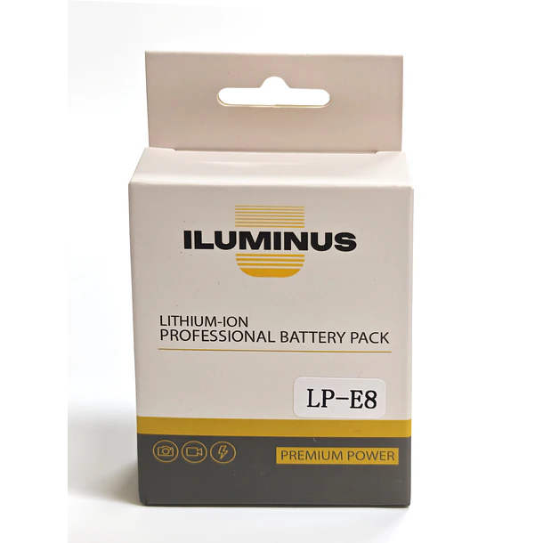 Iluminus Lp-E8 Batería Para Canon LP-E8 4