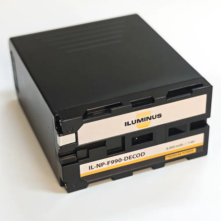 Iluminus NP-F990 Batería Para Cámaras y Luces Led Con Indicador de Carga 1