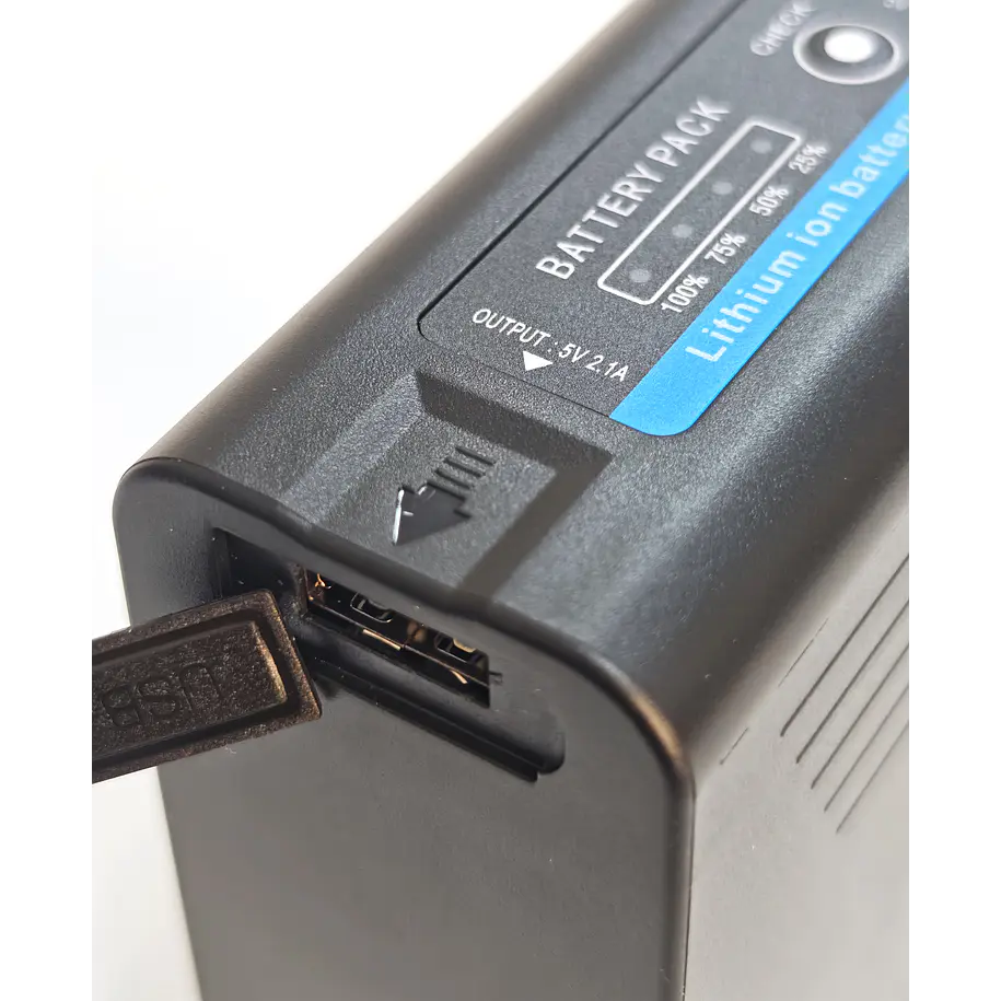 Iluminus NP-F990 Batería Para Cámaras y Luces Led Con Indicador de Carga 9