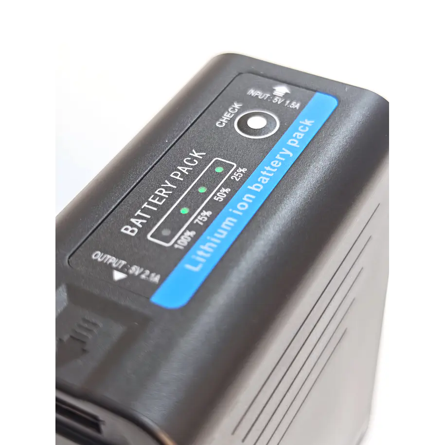 Iluminus NP-F990 Batería Para Cámaras y Luces Led Con Indicador de Carga 12