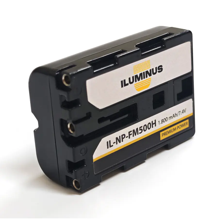 Bateria Iluminus IL-NP-FM500H para câmeras Sony que utilizam a bateria NP-FM500. 1