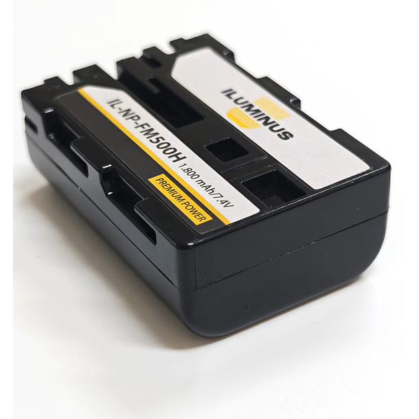 Bateria Iluminus IL-NP-FM500H para câmeras Sony que utilizam a bateria NP-FM500. 4