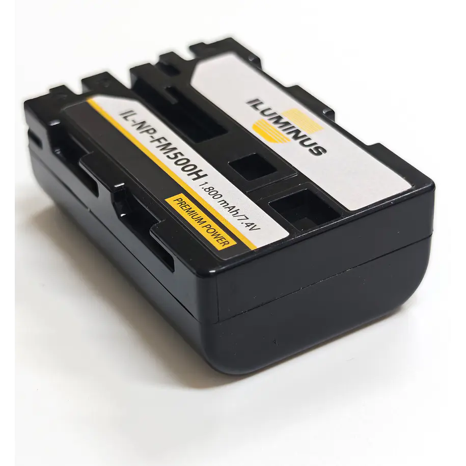 Bateria Iluminus IL-NP-FM500H para câmeras Sony que utilizam a bateria NP-FM500. 4