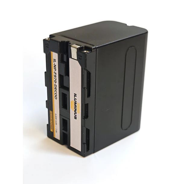 Iluminus Batería NP-F970 Decodificada Para Cámaras y Luces Led 1