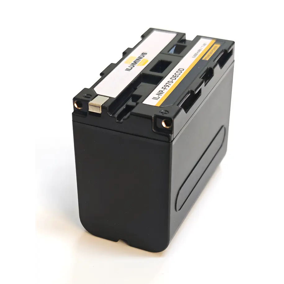 Iluminus Batería NP-F970 Decodificada Para Cámaras y Luces Led 5