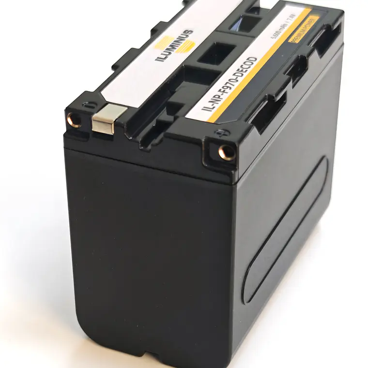 Iluminus Batería NP-F970 Decodificada Para Cámaras y Luces Led 5