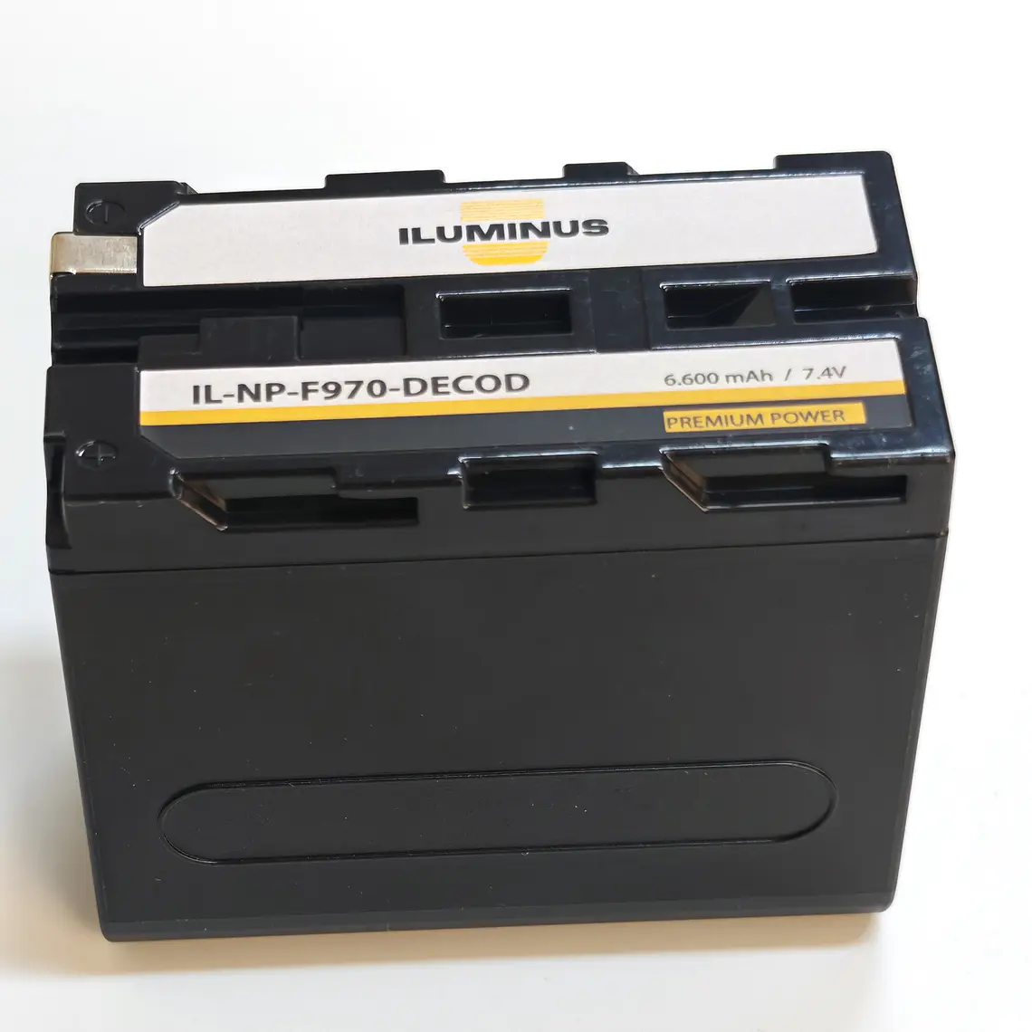 Iluminus Batería NP-F970 Decodificada Para Cámaras y Luces Led 7