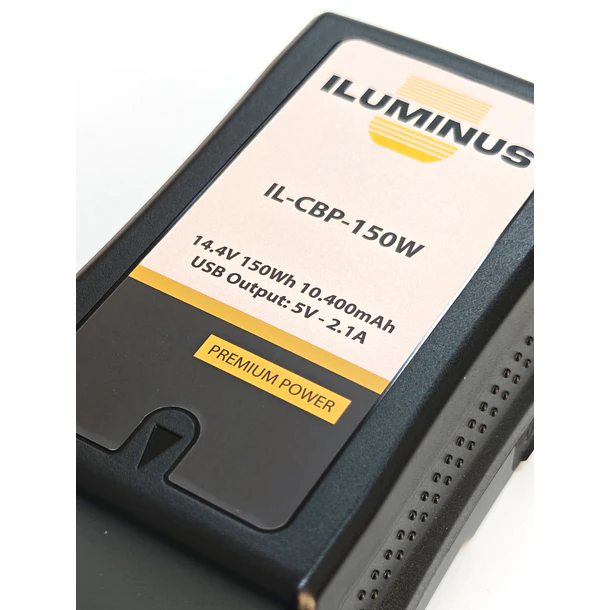 Iluminus Batería V-mount IL-CBP-150W - Células Samsung 5