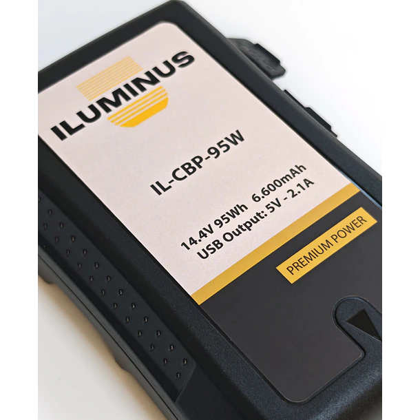 Iluminus Batería V-mount IL-CBP-95W - Células Samsung 6
