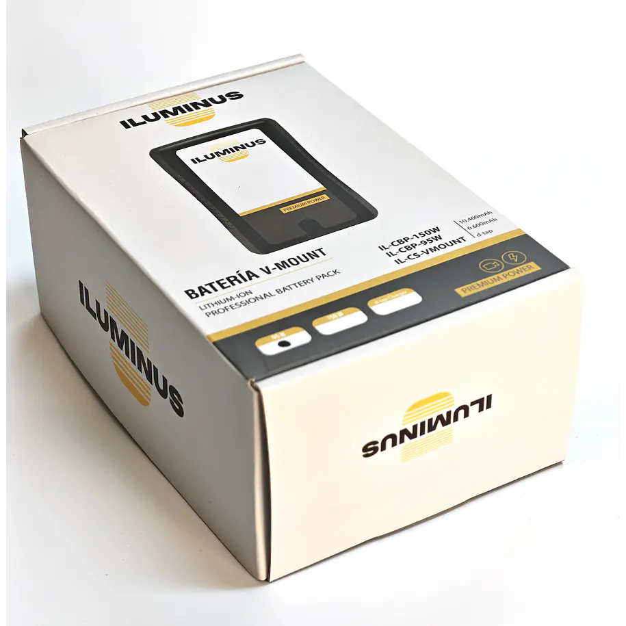 Iluminus Batería V-mount IL-CBP-95W - Células Samsung 8