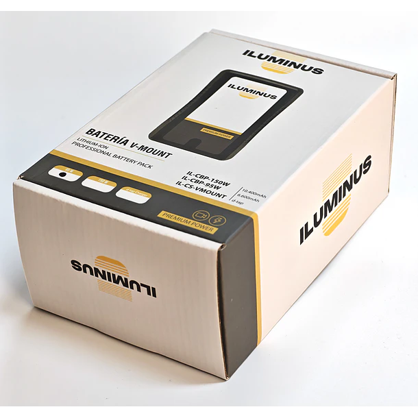 Iluminus Batería V-mount IL-CBP-95W - Células Samsung 9