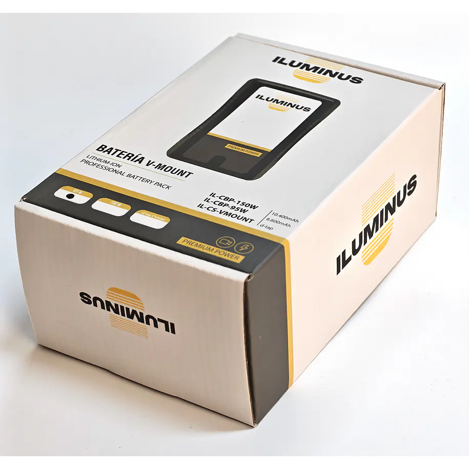 Iluminus Batería V-mount IL-CBP-95W - Células Samsung 9