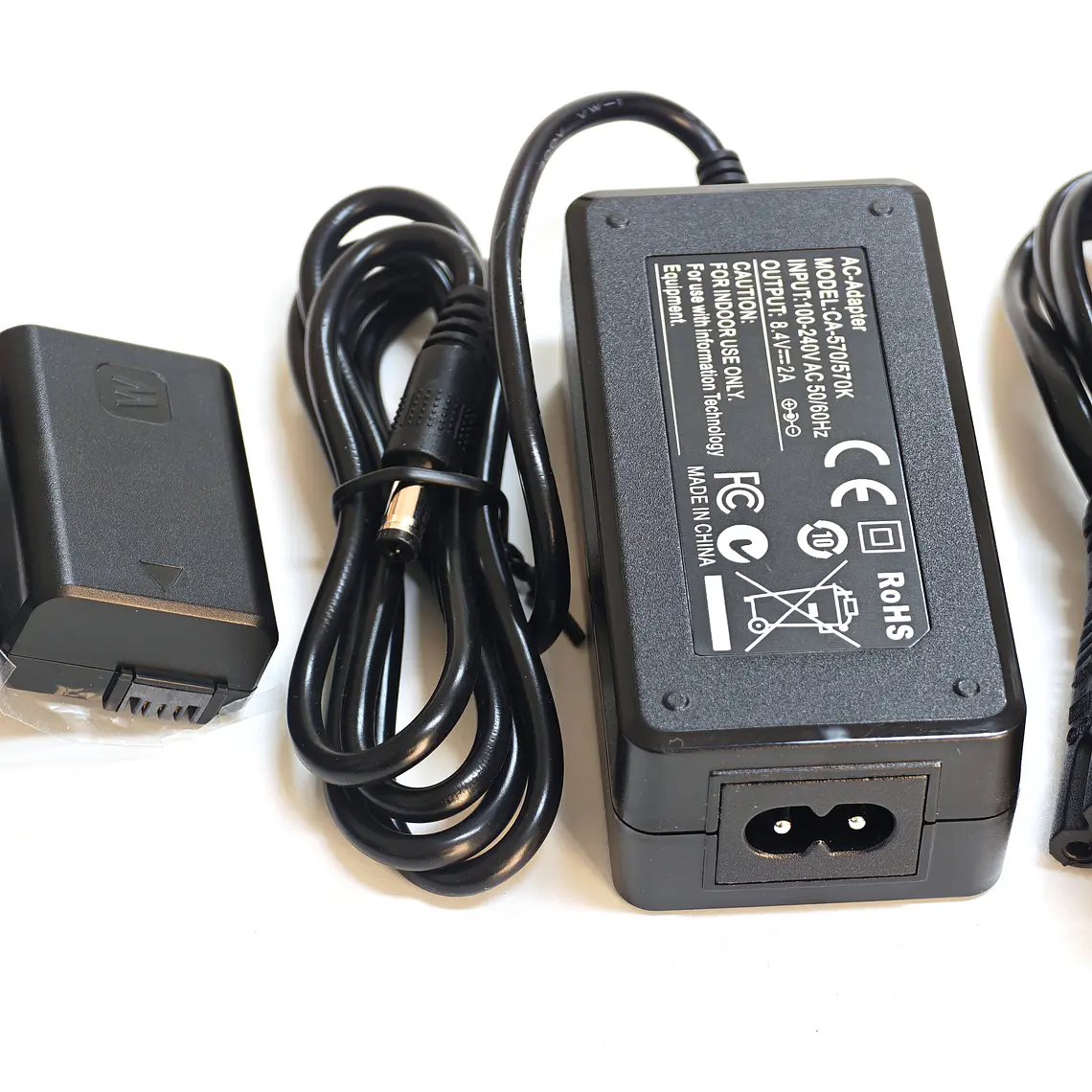 Iluminus IL-AC-FW50 Adaptador de Corriente Para Cámaras Que Usan Batería NP-FW50 1