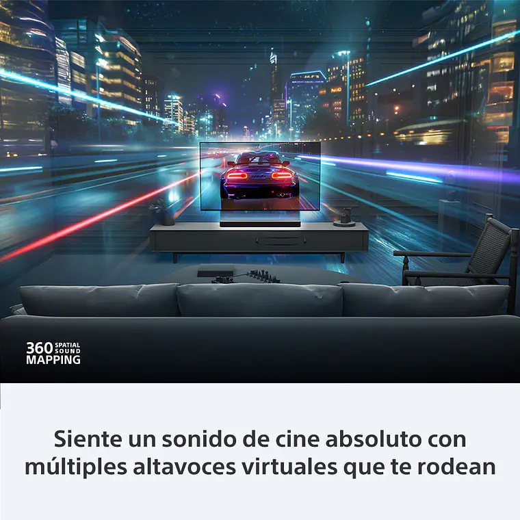 Sony Bravia Theatre Bar 7 Barra de Sonido 9 Parlantes 360 Spatial Sound Mapping Dolby Atmos/DTS:X 4