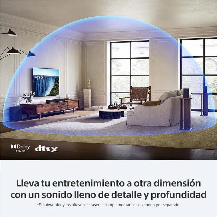 Sony Bravia Theatre Bar 7 Barra de Sonido 9 Parlantes 360 Spatial Sound Mapping Dolby Atmos/DTS:X 5