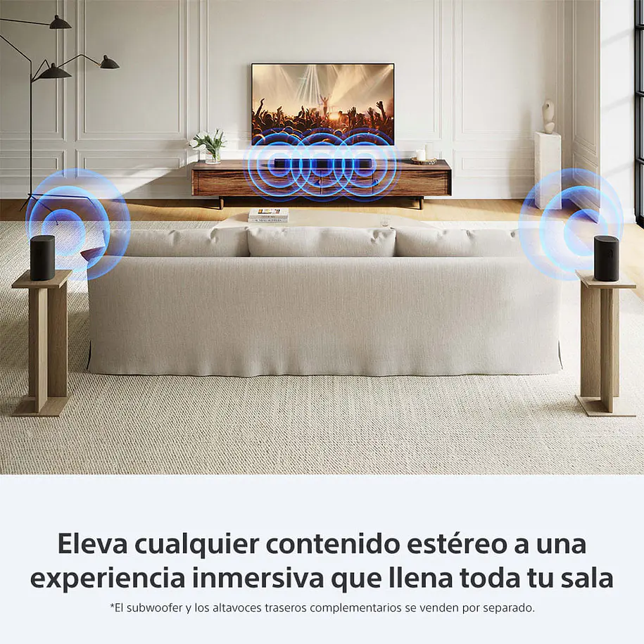Sony Bravia Theatre Bar 7 Barra de Sonido 9 Parlantes 360 Spatial Sound Mapping Dolby Atmos/DTS:X 7