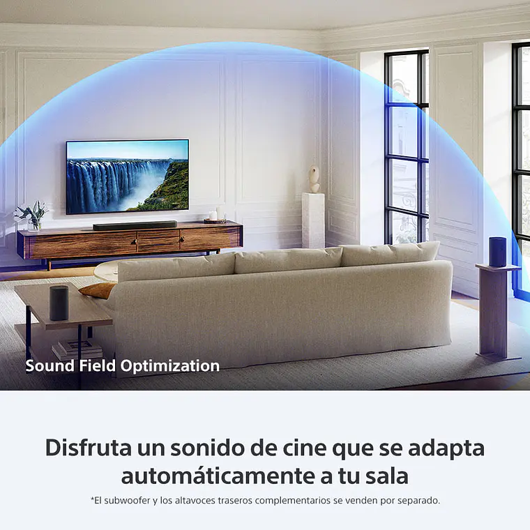 Sony Bravia Theatre Bar 7 Barra de Sonido 9 Parlantes 360 Spatial Sound Mapping Dolby Atmos/DTS:X 9