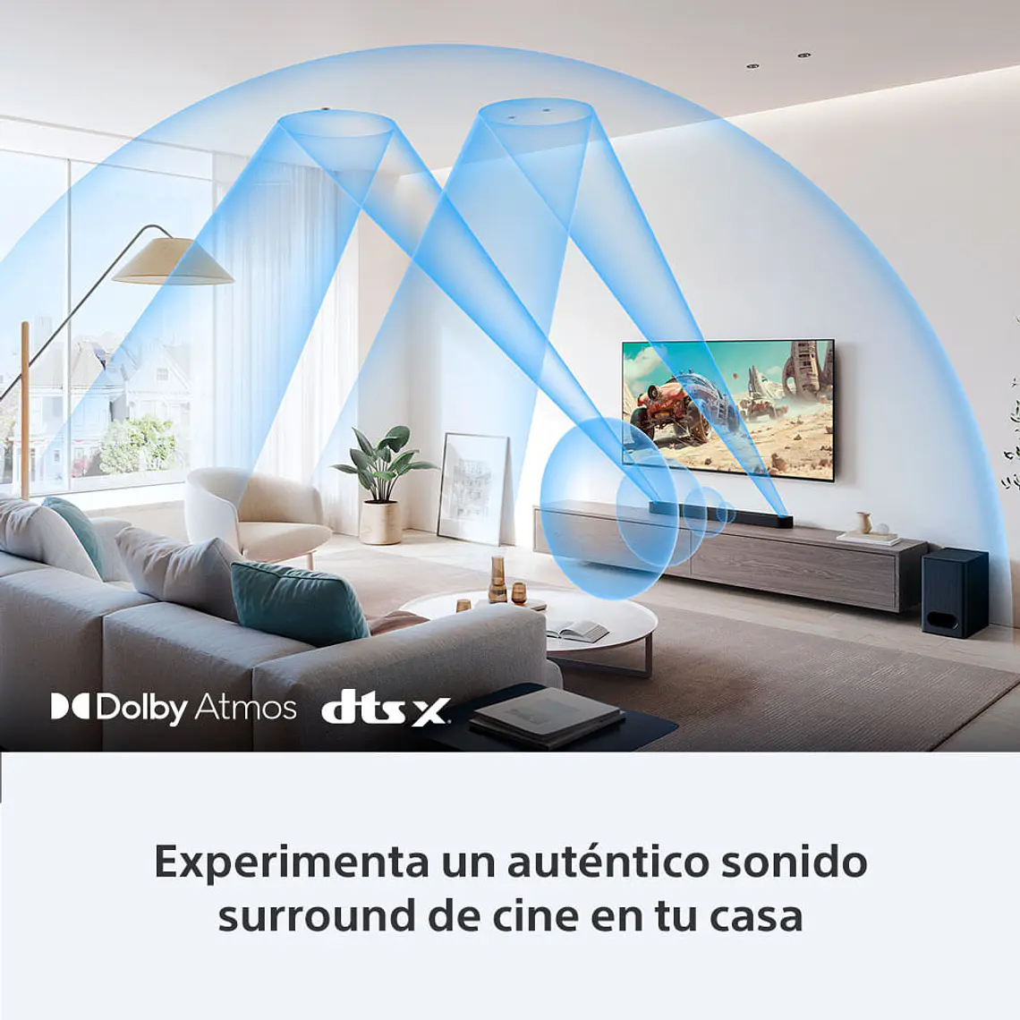 Sony Bravia Theatre Bar 6 Barra de Sonido 3.1.2 Canales Subwoofer Inalámbrico Dolby Atmos/DTS:X 4