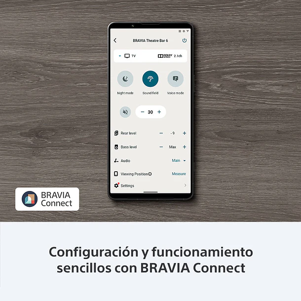 Sony Bravia Theatre Bar 6 Barra de Sonido 3.1.2 Canales Subwoofer Inalámbrico Dolby Atmos/DTS:X 7