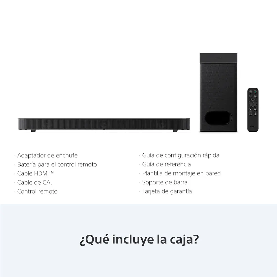 Sony Bravia Theatre Bar 6 Barra de Sonido 3.1.2 Canales Subwoofer Inalámbrico Dolby Atmos/DTS:X 10
