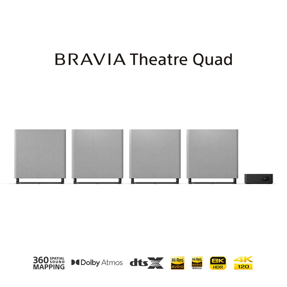 Sony Bravia Theatre Quad Sistema Home Theatre 360 Spatial Sound Mapping Dolby Atmos/DTS:X 2