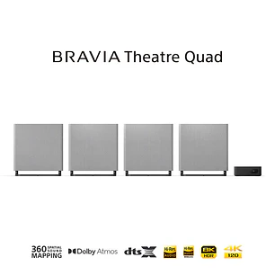 Sony Bravia Theatre Quad Sistema Home Theatre 360 Spatial Sound Mapping Dolby Atmos/DTS:X