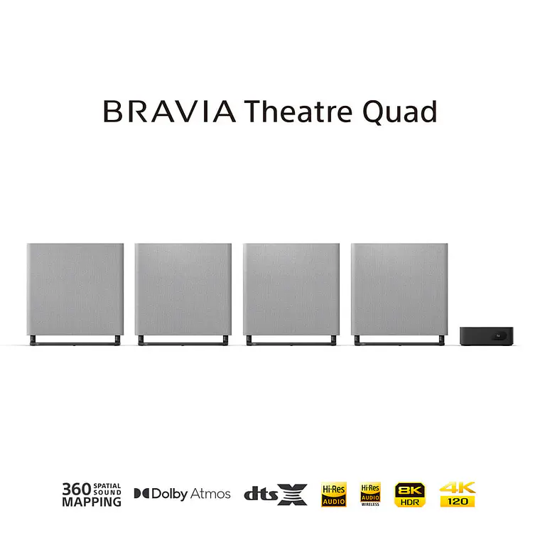 Sony Bravia Theatre Quad Sistema Home Theatre 360 Spatial Sound Mapping Dolby Atmos/DTS:X 2