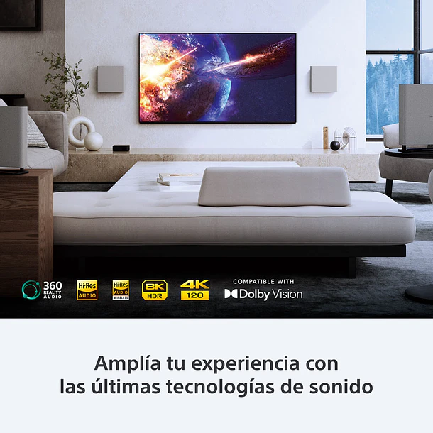 Sony Bravia Theatre Quad Sistema Home Theatre 360 Spatial Sound Mapping Dolby Atmos/DTS:X 8