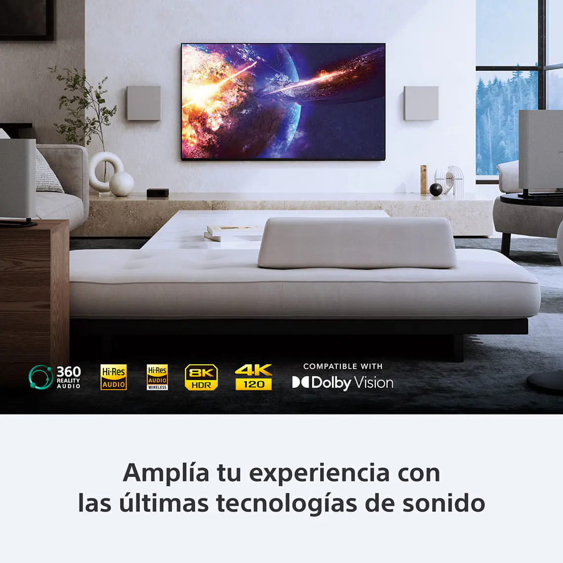 Sony Bravia Theatre Quad Sistema Home Theatre 360 Spatial Sound Mapping Dolby Atmos/DTS:X 8
