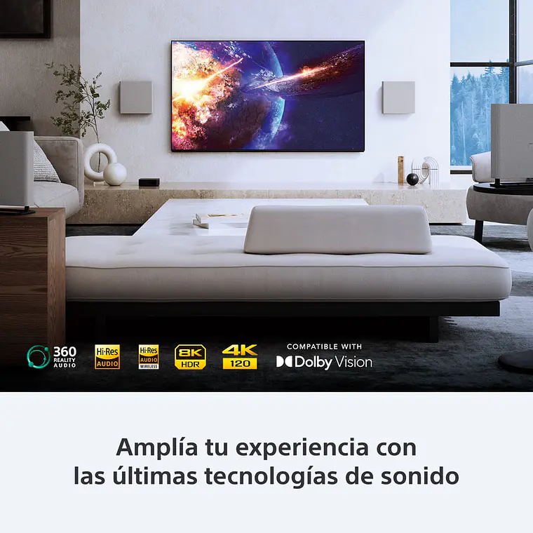 Sony Bravia Theatre Quad Sistema Home Theatre 360 Spatial Sound Mapping Dolby Atmos/DTS:X 8