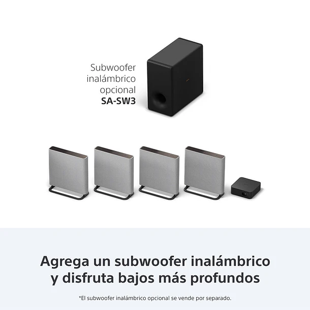 Sony Bravia Theatre Quad Sistema Home Theatre 360 Spatial Sound Mapping Dolby Atmos/DTS:X 9