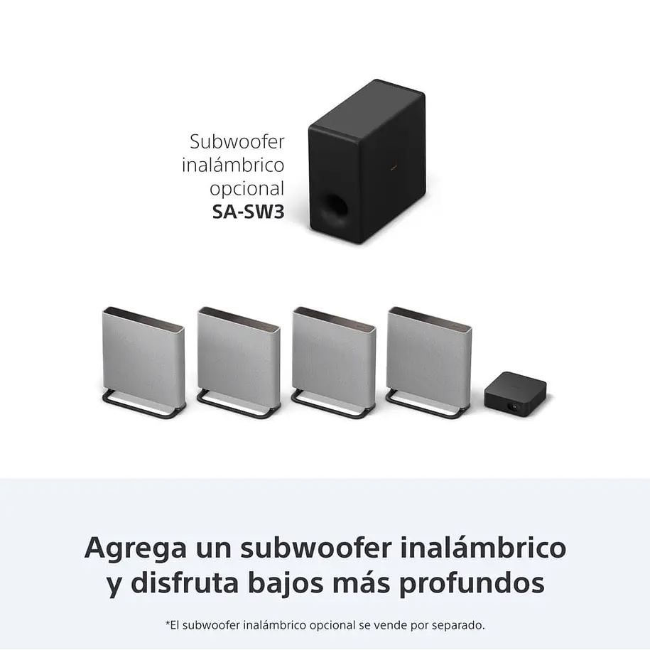Sony Bravia Theatre Quad Sistema Home Theatre 360 Spatial Sound Mapping Dolby Atmos/DTS:X 9