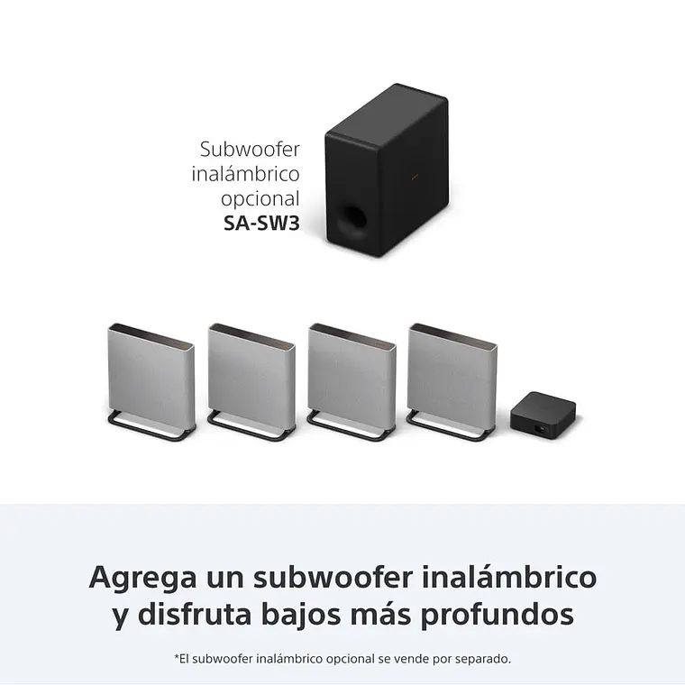 Sony Bravia Theatre Quad Sistema Home Theatre 360 Spatial Sound Mapping Dolby Atmos/DTS:X 9