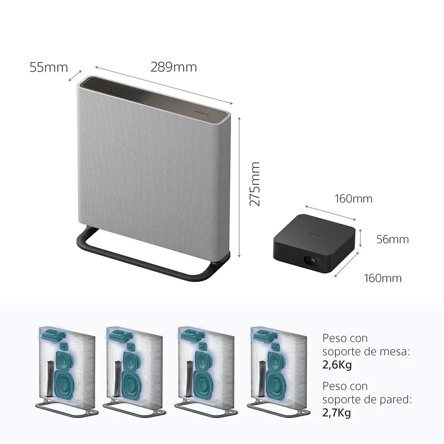 Sony Bravia Theatre Quad Sistema Home Theatre 360 Spatial Sound Mapping Dolby Atmos/DTS:X 12