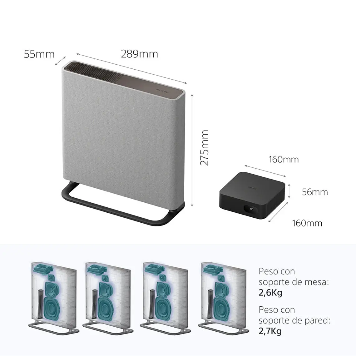 Sony Bravia Theatre Quad Sistema Home Theatre 360 Spatial Sound Mapping Dolby Atmos/DTS:X 12
