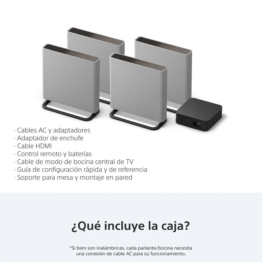 Sony Bravia Theatre Quad Sistema Home Theatre 360 Spatial Sound Mapping Dolby Atmos/DTS:X 14