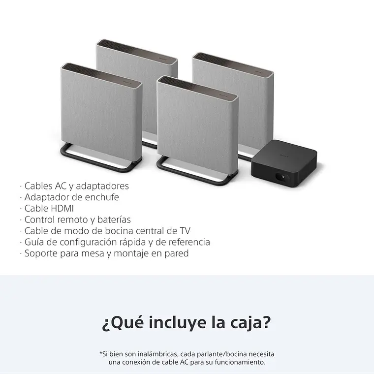 Sony Bravia Theatre Quad Sistema Home Theatre 360 Spatial Sound Mapping Dolby Atmos/DTS:X 14