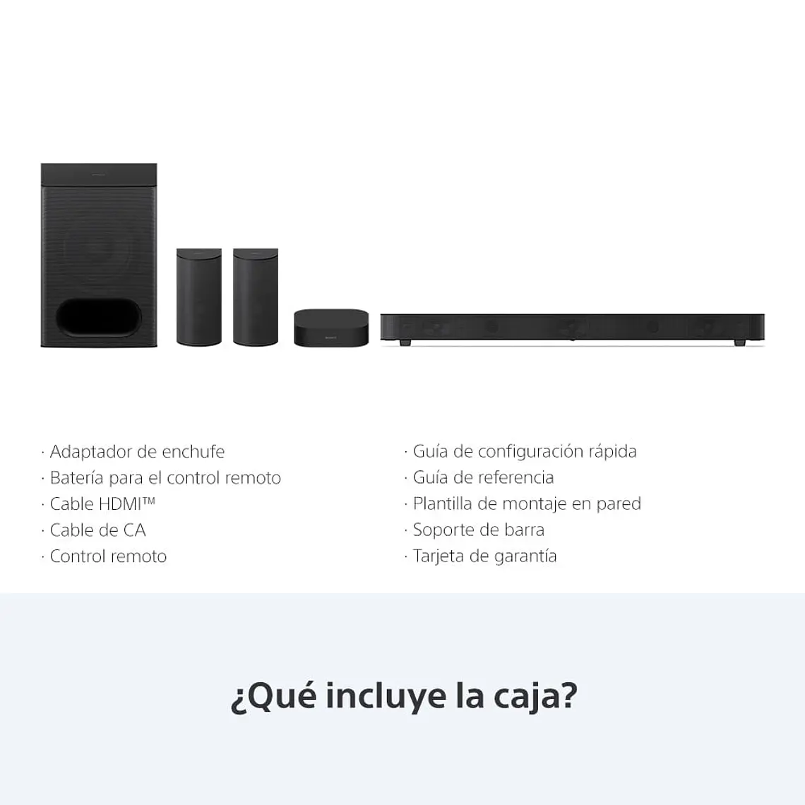 Sony Bravia Theatre System 6 Sistema Home Theatre 5.1 Canales 1000 W Dolby Atmos/DTS:X 10