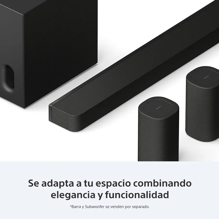 Sony Bravia Theatre Rear 8 Parlantes Traseros Inalámbricos Adicionales 100 W 5