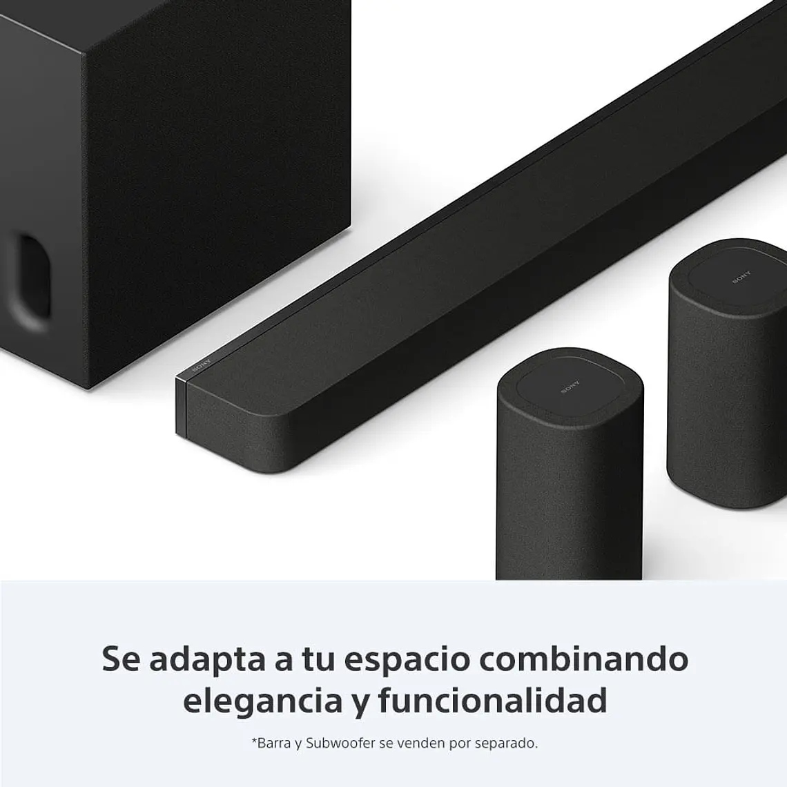 Sony Bravia Theatre Rear 8 Parlantes Traseros Inalámbricos Adicionales 100 W 5