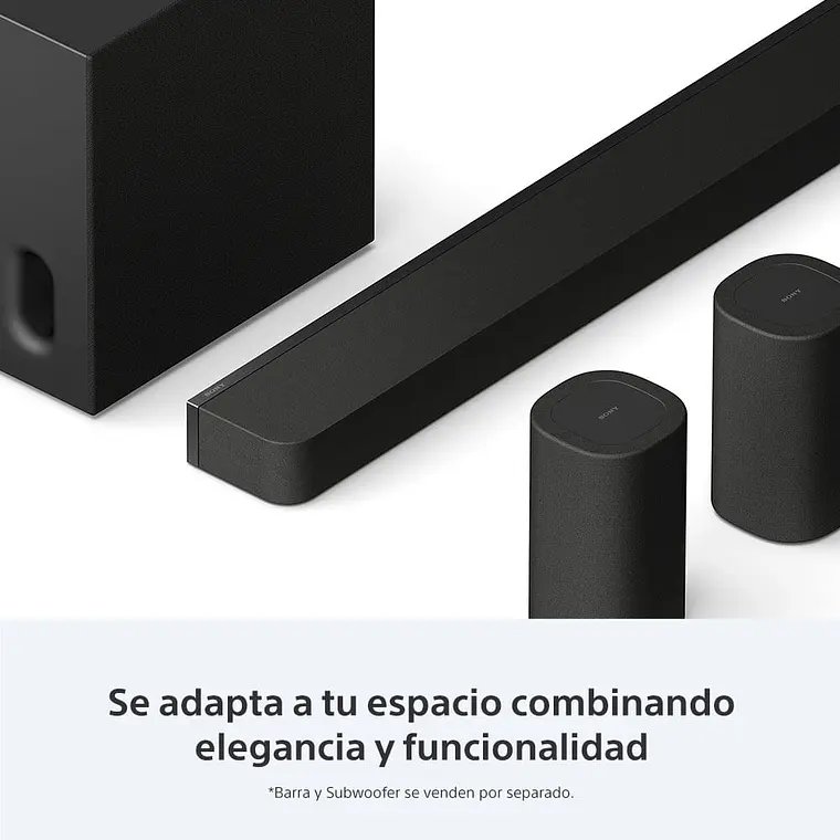 Sony Bravia Theatre Rear 8 Parlantes Traseros Inalámbricos Adicionales 100 W 5