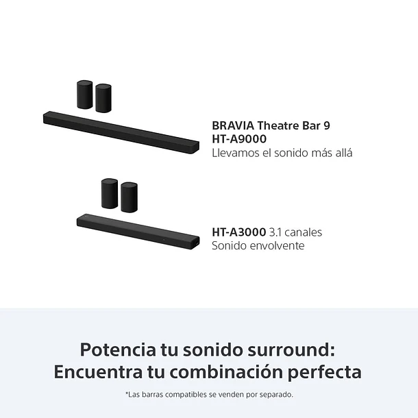 Sony Bravia Theatre Rear 8 Parlantes Traseros Inalámbricos Adicionales 100 W 6