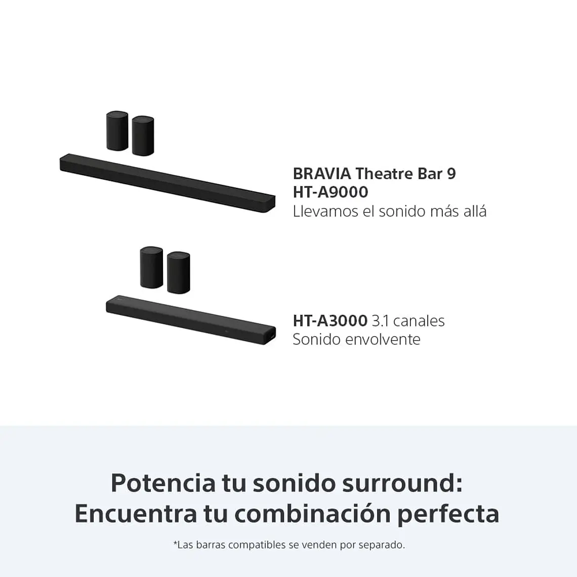 Sony Bravia Theatre Rear 8 Parlantes Traseros Inalámbricos Adicionales 100 W 6