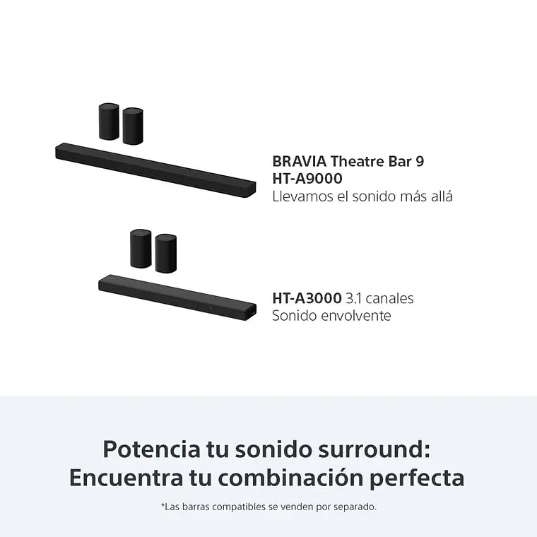 Sony Bravia Theatre Rear 8 Parlantes Traseros Inalámbricos Adicionales 100 W 6