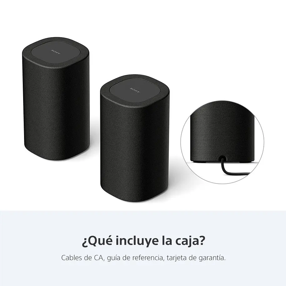 Sony Bravia Theatre Rear 8 Parlantes Traseros Inalámbricos Adicionales 100 W 9