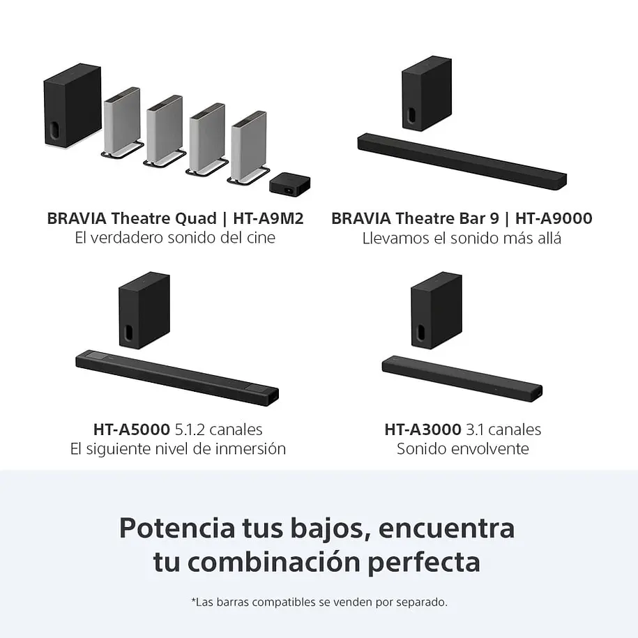 Sony Bravia Theatre Sub 7 Subwoofer Inalámbrico Adicional 100 W 6
