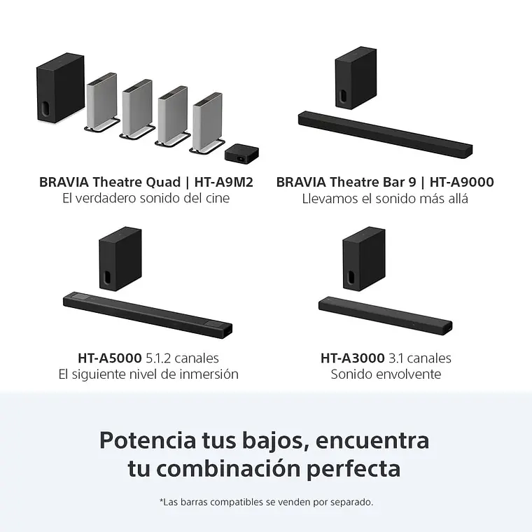 Sony Bravia Theatre Sub 7 Subwoofer Inalámbrico Adicional 100 W 6