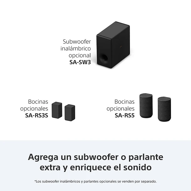 Sony Bravia Theatre Bar 9 Barra de Sonido Insignia 360 Spatial Sound Mapping Dolby Atmos/DTS:X 6