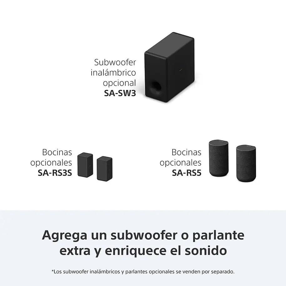 Sony Bravia Theatre Bar 9 Barra de Sonido Insignia 360 Spatial Sound Mapping Dolby Atmos/DTS:X 6